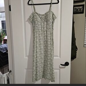As U Wish Sage Floral Dress Size XL